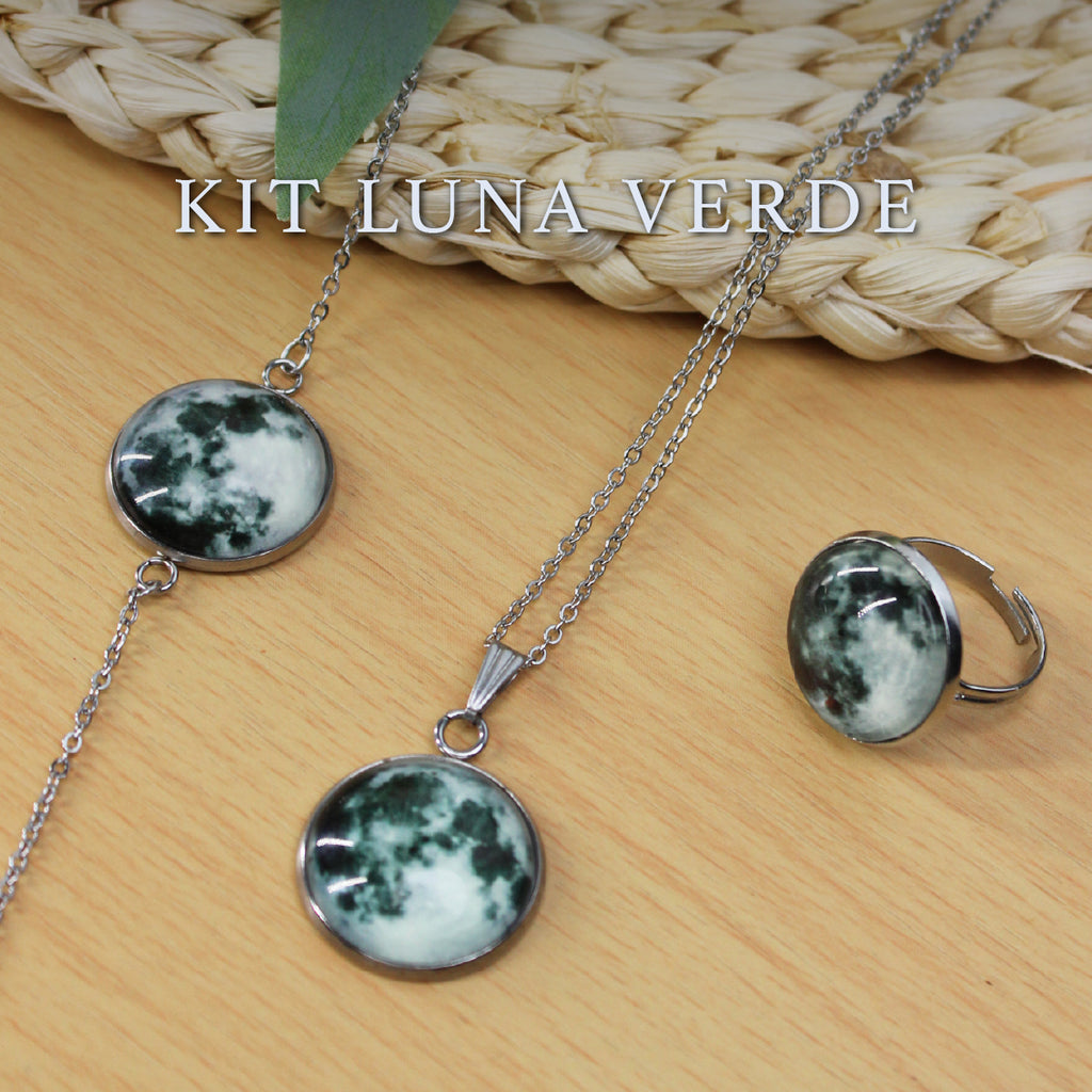 Kit Luna Eterna – Conjunto de Joyería Cielo Nocturno