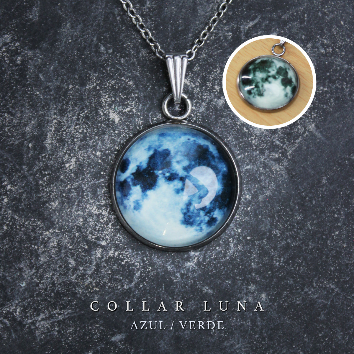 Kit Luna Eterna – Conjunto de Joyería Cielo Nocturno