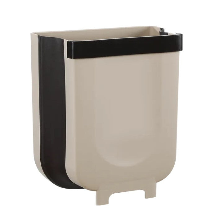 Caneca de Basura Plegable Colgante 9L – Organización Inteligente para Cocina y Hogar