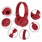 Audífonos Diadema N65 con Radio FM, MicroSD y MP3 – Sonido de Alta Fidelidad