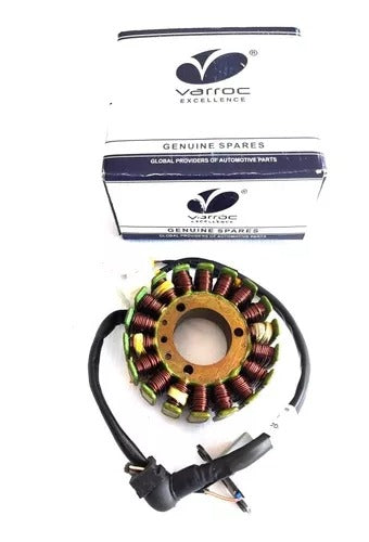 Plato Bobina Varroc Original para Moto Pulsar – Stator de Repuesto Alta Durabilidad
