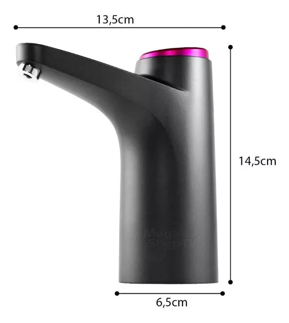 Dispensador Automático de Agua Recargable USB – 2 Modos, Acero Inoxidable, Para Botellón