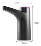 Dispensador Automático de Agua Recargable USB – 2 Modos, Acero Inoxidable, Para Botellón