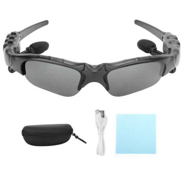 Gafas Inteligentes con Bluetooth, Cámara HD y Audífonos Integrados – Estilo y Tecnología en Uno