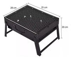 Parrilla Asador de Carbón BBQ Portátil Plegable