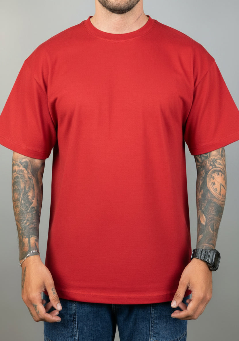Camiseta Oversize 100% Algodón Premium