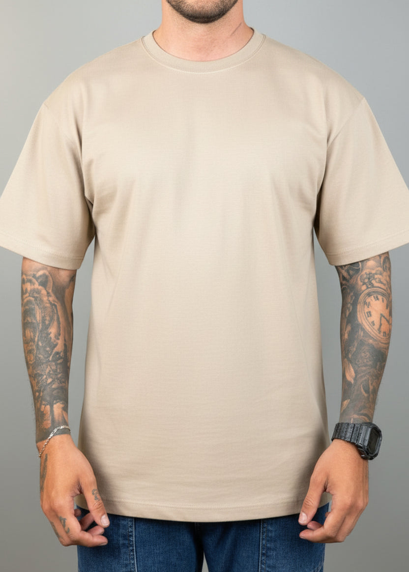 Camiseta Oversize 100% Algodón Premium