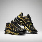 Tenis Estilo TN Negro Dorado Unisex – Calidad Doble AA
