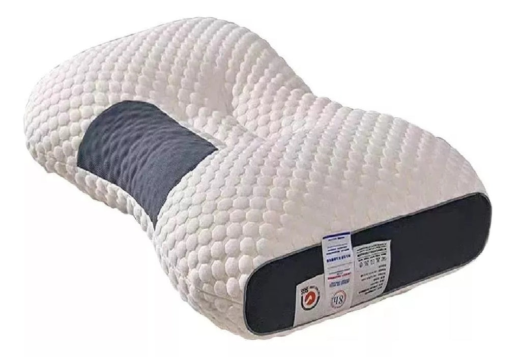 Almohada Cervical Ergonómica — Fibra Hipoalergénica Antiácaros