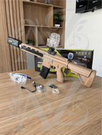 Fusil Juguete M4 con Luces y Efecto de Humo – Sonido Real, Diseño Táctico, Ideal para Niños