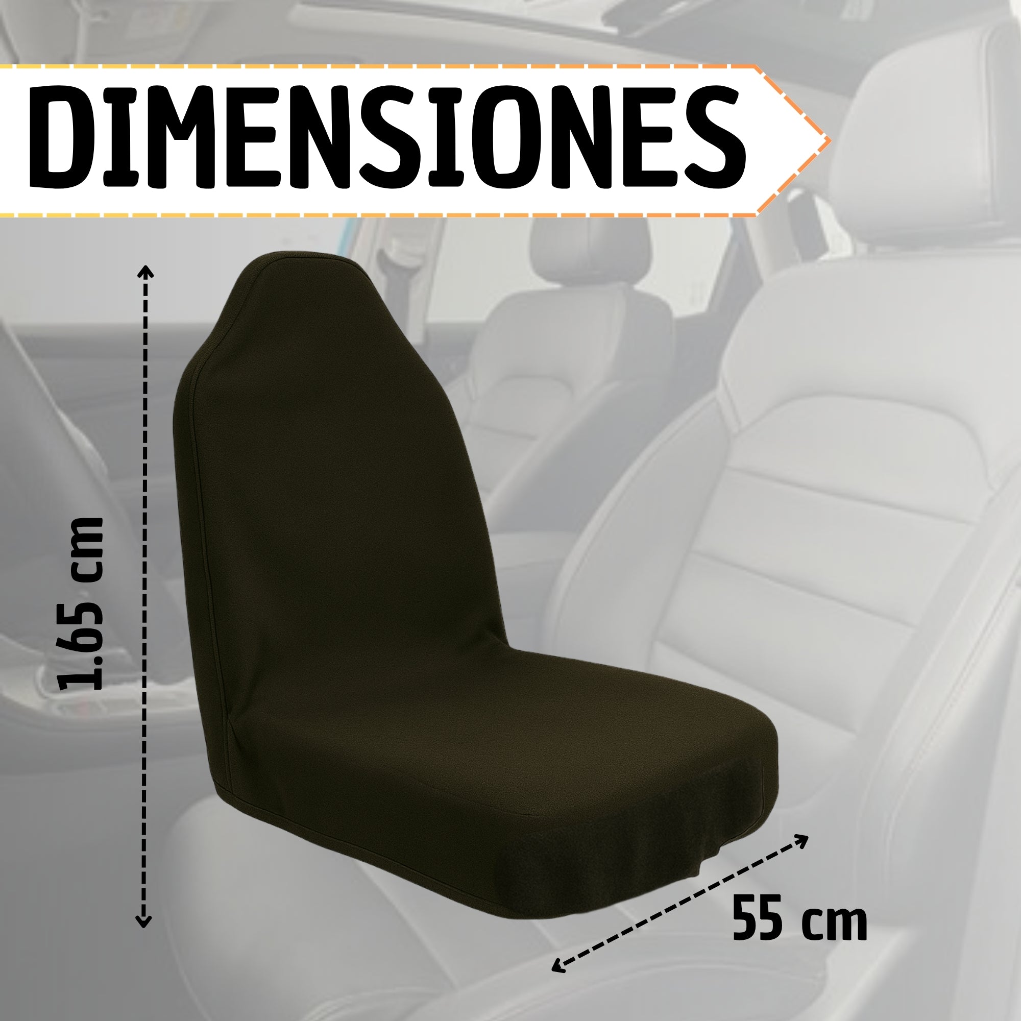 Forro Protector Impermeable para Silla Copiloto – Ideal para Mascotas en el Carro