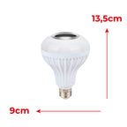 Bombillo Parlante RGB L6 – Bluetooth, Luz LED Multicolor y Control Remoto en Uno
