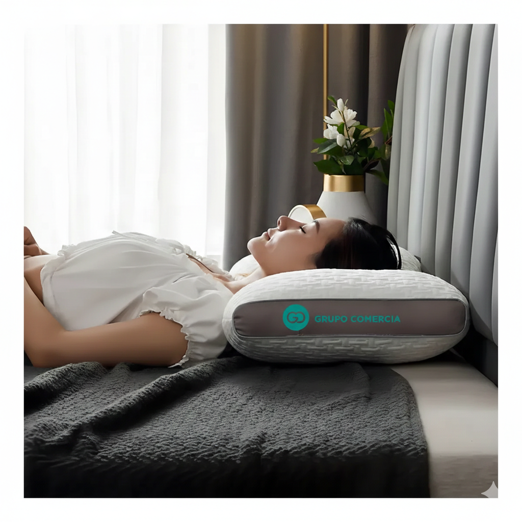 Pack x2 Almohadas Cervicales Ergonómicas 3D DreamCure — Transpirable e Hipoalergénica