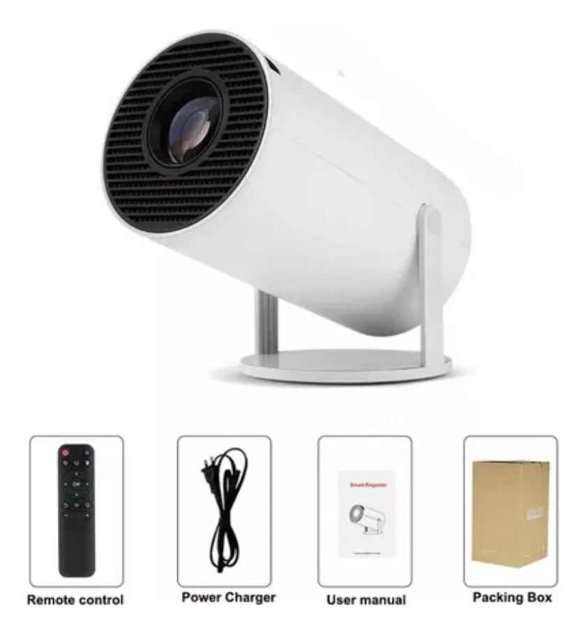 Proyector Android HY300 – Cine en Casa Portátil con WiFi y Bluetooth