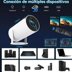 Proyector Android HY300 – Cine en Casa Portátil con WiFi y Bluetooth