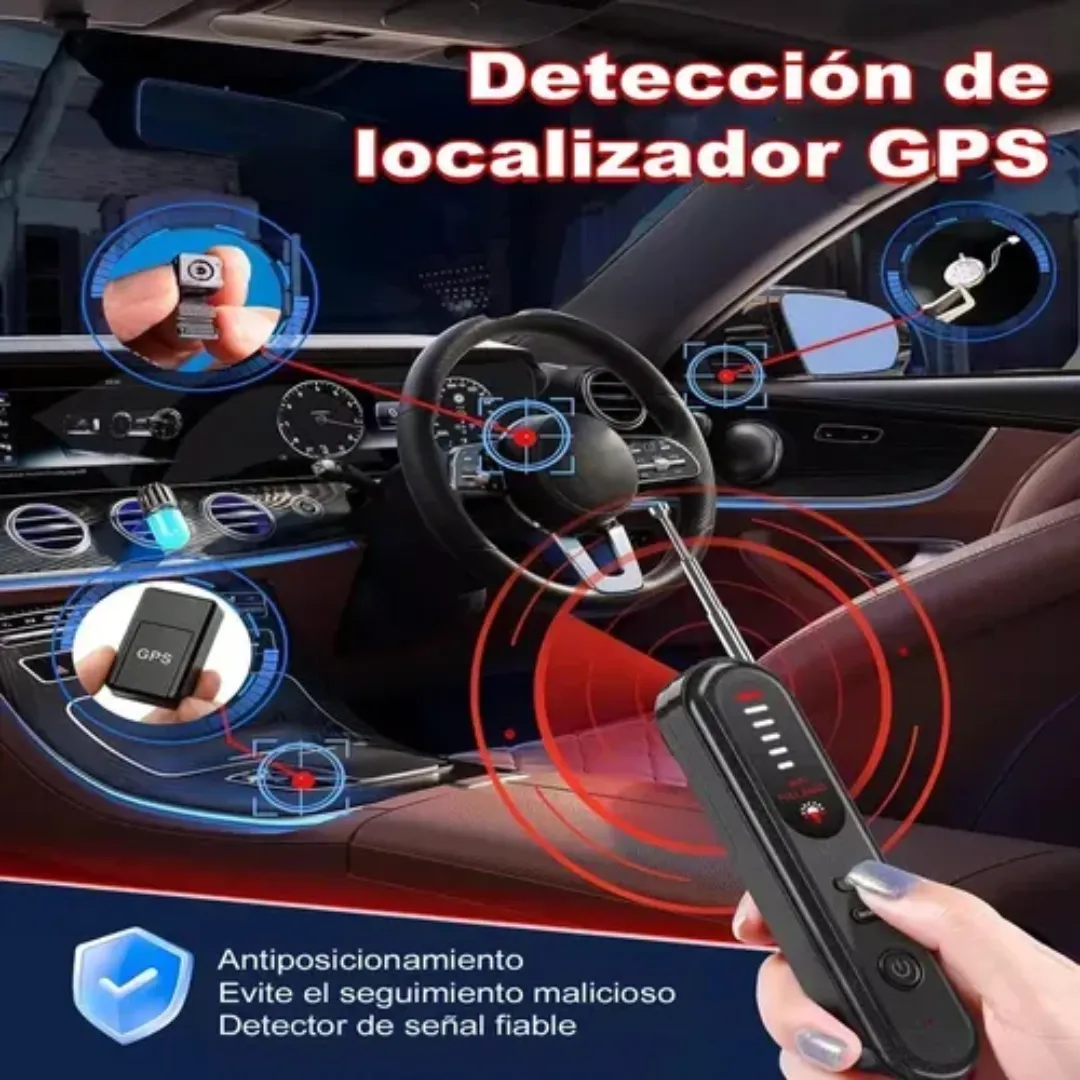 Detector de Cámaras Ocultas y Señales RF – Protege tu Privacidad Donde Vayas