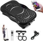Plataforma Vibratoria Cardiovascular con Bandas Elásticas y Control Remoto – Quema Grasa en Casa