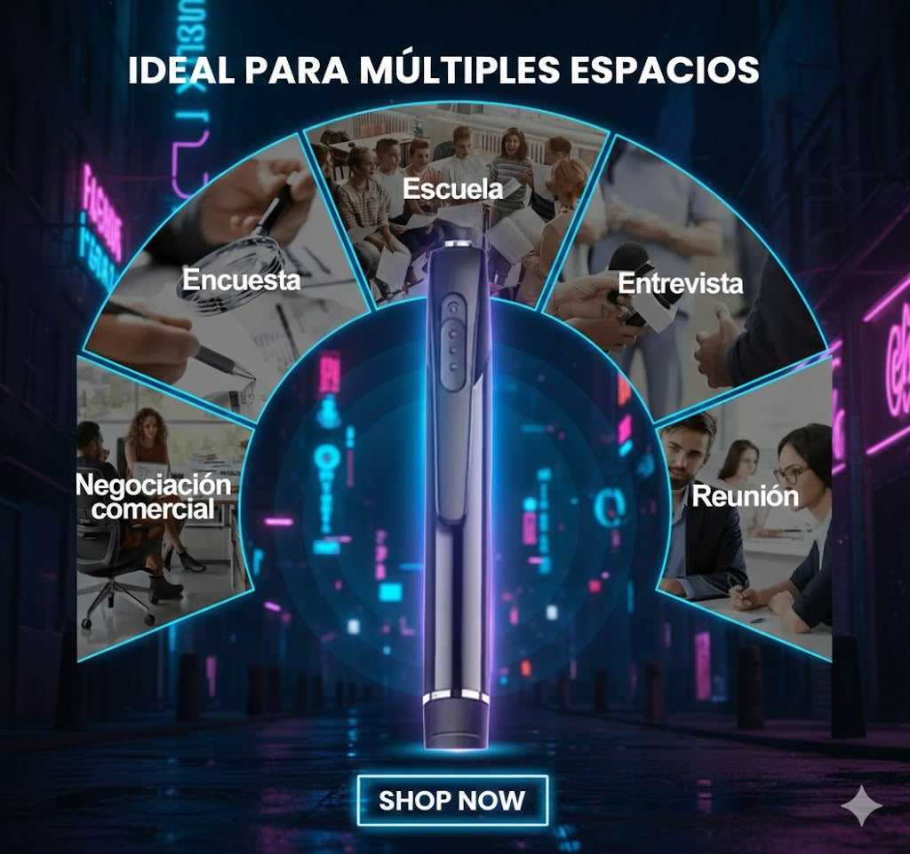 Esfero con Cámara Full HD Portátil