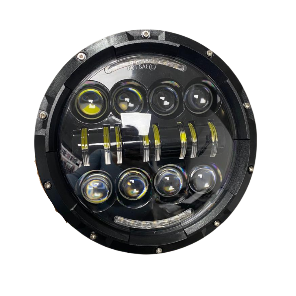 Farola LED Redonda Universal para Moto – Luz Alta y Baja Pro Vision