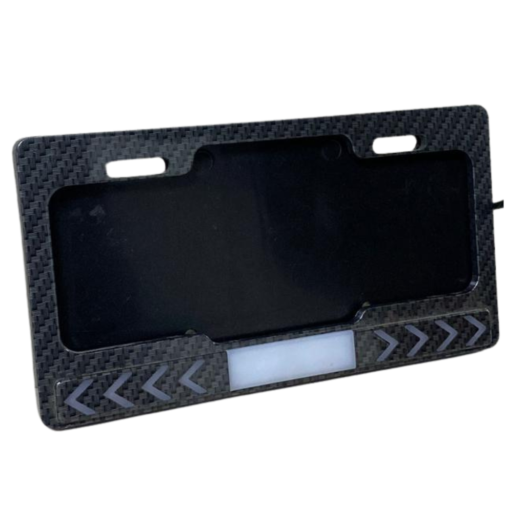Porta Placa LED Universal con Stop y Direccional para Auto y Moto