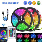 Cinta LED RGB 5 Metros con Control Bluetooth