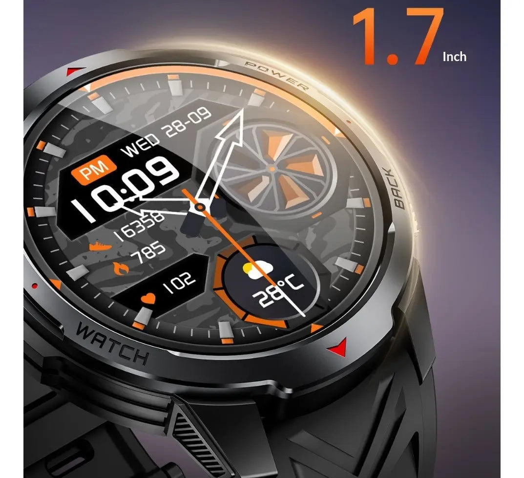 Smartwatch KT88 Tactical Ultra – Batería 1100mAh, Linterna LED, Sumergible 3ATM, Llamadas Bluetooth