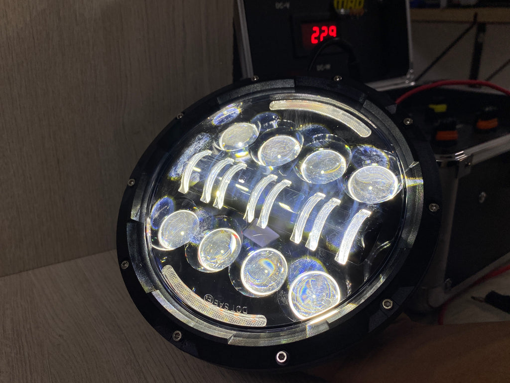 Farola LED Redonda Universal para Moto – Luz Alta y Baja Pro Vision