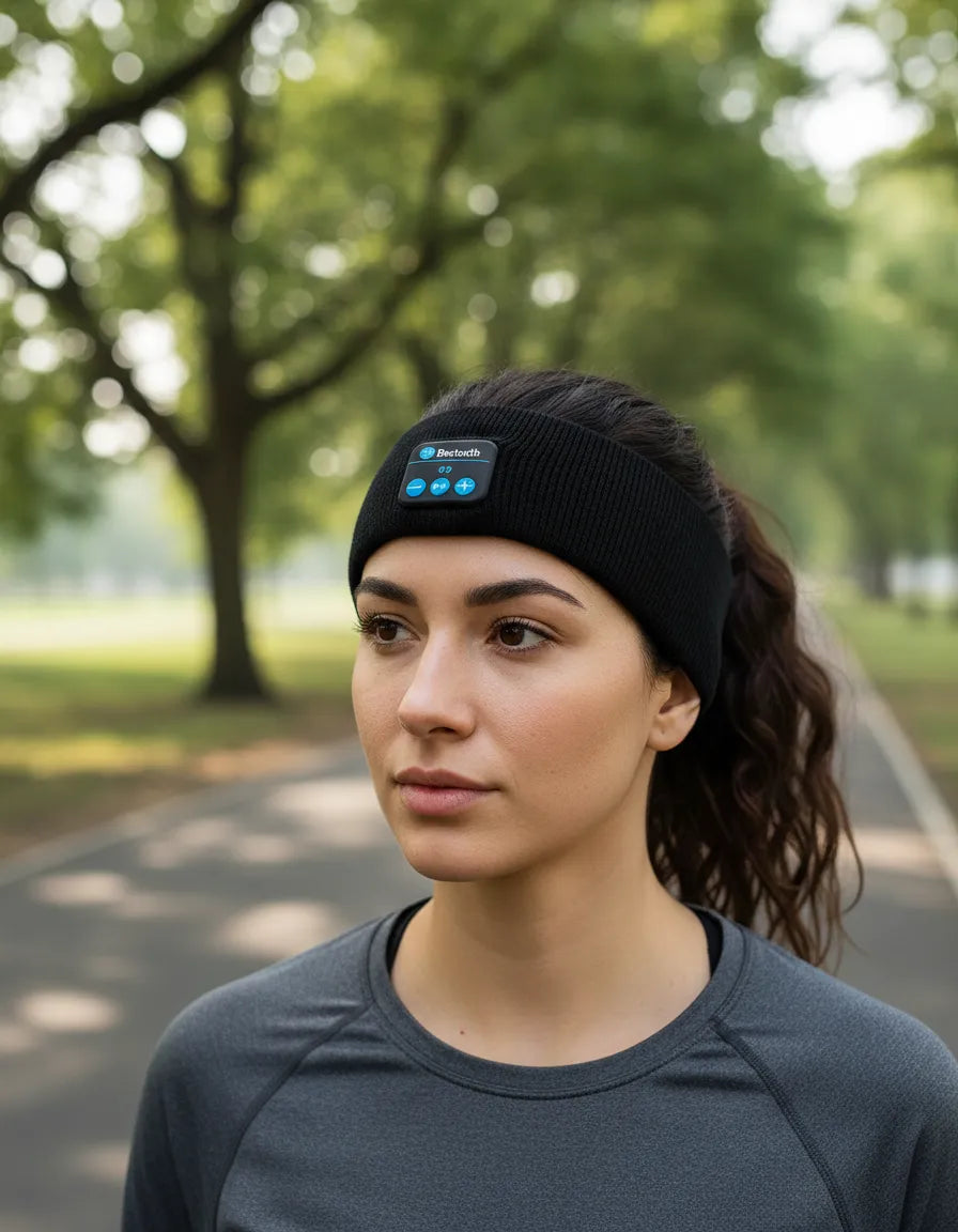Cinta Deportiva Bluetooth para Fitness – Inalámbrica, Resistente al Sudor, Unisex