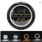 Farola LED Redonda Universal para Moto – Luz Alta y Baja Pro Vision