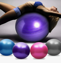 Pelota de Yoga y Fitness 75 cm – Equilibrio, Pilates y Fortalecimiento Muscular