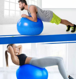 Pelota de Yoga y Fitness 75 cm – Equilibrio, Pilates y Fortalecimiento Muscular