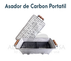 Anafre Carbón Portátil – Parrilla de Aluminio Fundido