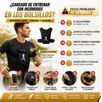 Chaleco Arnés Deportivo Porta Celular – Manos Libres para Running, Ciclismo y Gym