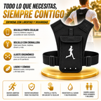 Chaleco Arnés Deportivo Porta Celular – Manos Libres para Running, Ciclismo y Gym