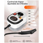 Máquina Limpiadora a Vapor Portátil 2500W – Alta Presión, 6 Velocidades, Depósito 1200ml