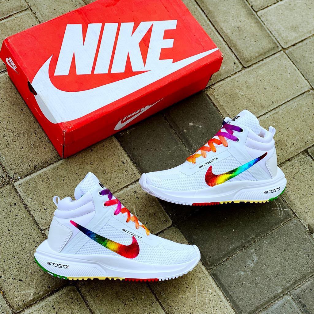 Tenis Estilo AMC Zoom X Blanco Multicolor para Caballero – Fabricados en Cúcuta