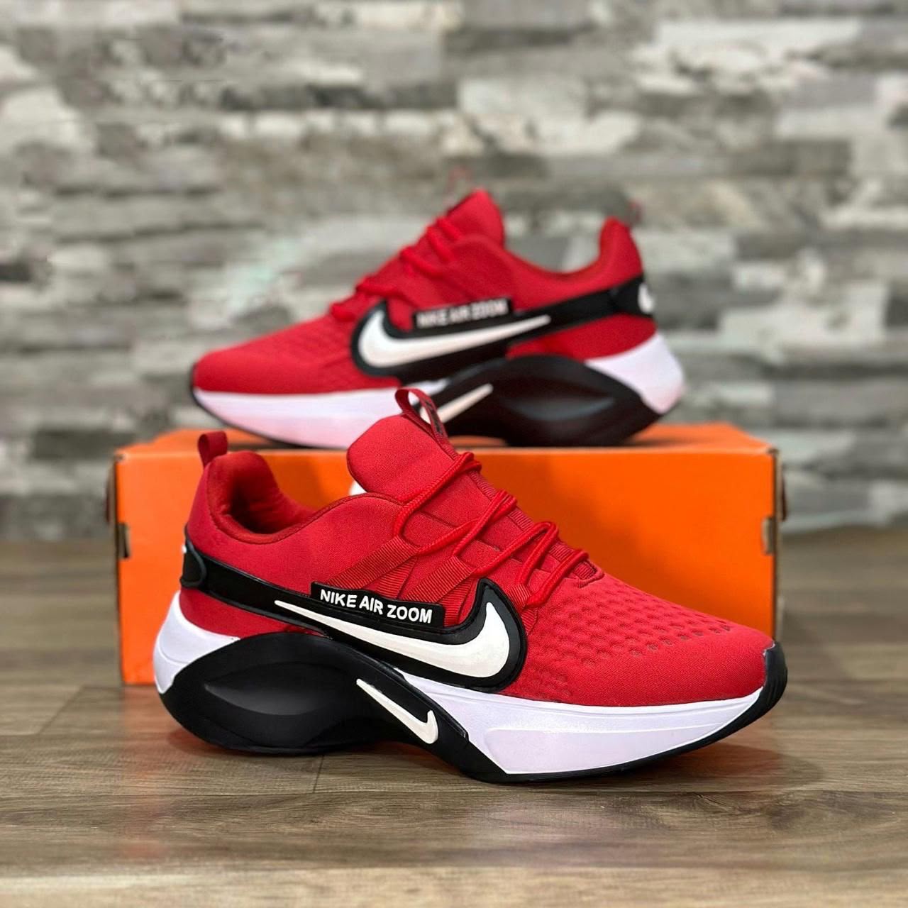 Tenis Estilo Air Zoom Rojo para Caballero – Fabricados en Cúcuta