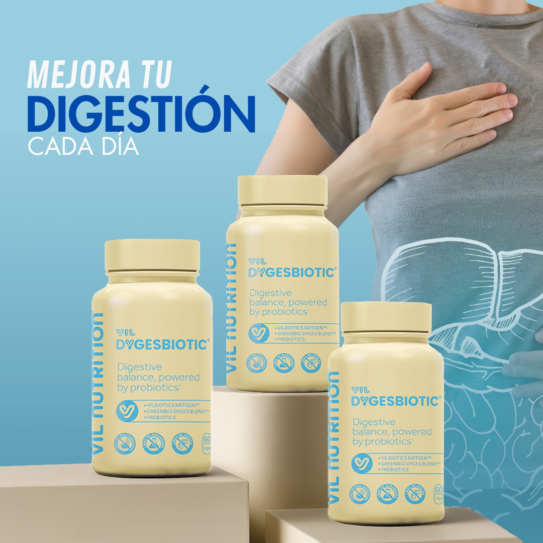 VIL DYgesBiotic — Suplemento Digestivo con Probióticos y Prebióticos