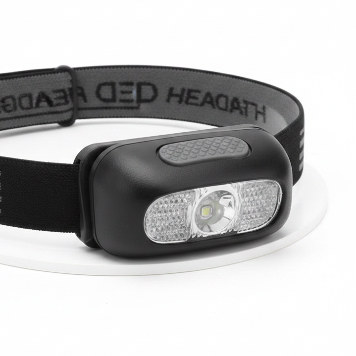 Mini Faro LED Recargable - vista frontal fondo blanco