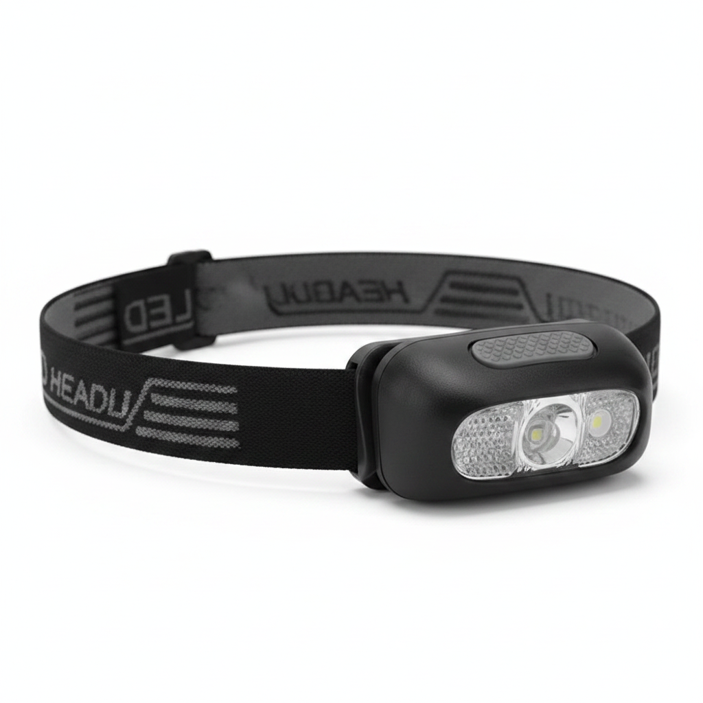 Mini Faro LED Recargable - vista lateral fondo blanco