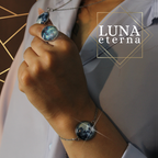 Kit Luna Eterna – Conjunto de Joyería Cielo Nocturno